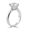 14k White Gold 2.50ct Lab Grown Round Diamond Solitaire Engagement Ring