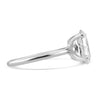 14k White Gold 2.00ct Oval Diamond Solitaire Engagement Ring