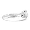 14k White Gold 3.00ct Lab Grown Round Diamond Solitaire Engagement Ring