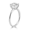 14k White Gold 3.00ct Lab Grown Round Diamond Solitaire Engagement Ring