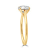 14k Yellow Gold 1.50ct Lab Grown Round Diamond Solitaire Engagement Ring
