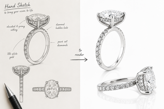 Custom Engagement Ring Choices Feel Different When It’s Actually Your Moment