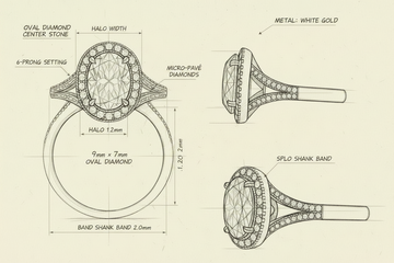 Custom Engagement Ring Design Using CAD Technology