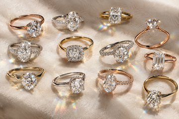 Hidden Diamond Halo & Invisible Diamond Halo Engagement Rings