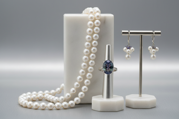 June Birthstone - Pearl & Alexandrite