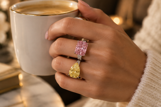 Most Desirable Fancy Color Diamonds: Pink Lab Diamonds & Fancy Canary Yellow Lab Diamonds