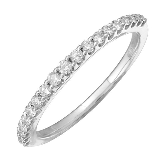 14k White Gold Diamond Band .25ctw