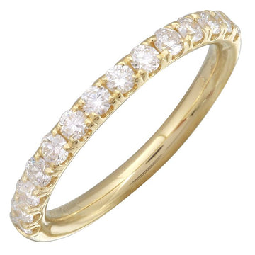 14k Yellow Gold Round Diamond Band .50ctw