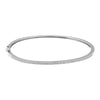14k White Gold Double Row Diamond Bangle .30ctw