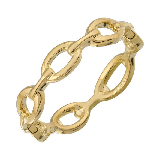 14k Yellow Gold Link Ring