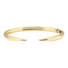 14k Yellow Solid Gold Claw Bangle