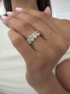 14k Yellow Gold Lab Grown Oval Diamond Eternity Band 5.50ctw