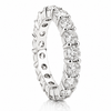 14k White Gold Lab Grown Round Diamond Eternity Band 3.50ctw