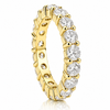 14k Yellow Gold Lab Grown Round Diamond Eternity Band 3.50ctw