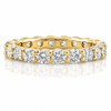 14k Yellow Gold Lab Grown Round Diamond Eternity Band 2.50ctw