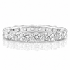 14k White Gold Lab Grown Round Diamond Eternity Band 2.50ctw