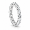 14k White Gold Lab Grown Round Diamond Eternity Band 3.00ctw