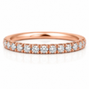 14k Yellow Gold Lab Grown Round Diamond Eternity Band 1.00ctw