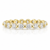 14k Yellow Gold Lab Grown Round Diamond Eternity Band 2.00ctw