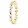 14k Yellow Gold Lab Grown Round Diamond Eternity Band 2.00ctw