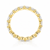 14k Yellow Gold Lab Grown Round Diamond Eternity Band 2.00ctw