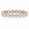 14k Rose Gold Lab Grown Round Diamond Eternity Band 2.00ctw