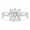 14k White Gold 2.50ct Lab Grown Round Diamond Solitaire Engagement Ring