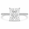 14k White Gold 2.50ct Lab Grown Elongated Radiant Diamond Engagement Ring