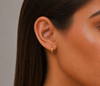 14k Yellow Solid Gold Huggie Earrings 10mm