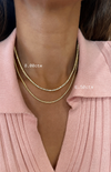 14k Yellow Gold Lab Grown Diamond Classic Tennis Necklace 6.50ctw