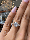 14k Yellow Gold 1.50ct Lab Grown Round Diamond Engagement Ring