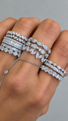 14k White Gold Lab Grown Round Diamond Eternity Band 2.00ctw