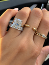 14k Yellow Solid Gold Claw Ring