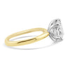 14k Yellow Gold 2.80ct Lab Grown Radiant Diamond Solitaire Engagement Ring