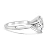 14k White Gold 5.98ct Round Diamond Solitaire Engagement Ring