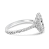 Platinum 1.61ct Emerald Diamond Halo Engagement Ring