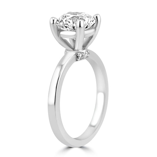 Platinum 2.00ct Round Diamond Solitaire Engagement Ring