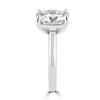 14k White Gold 2.94ct Round Diamond Solitaire Engagement Ring