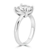 14k White Gold 2.94ct Round Diamond Solitaire Engagement Ring