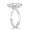 18k White Gold 3.00ct Lab Grown Marquise Diamond Solitaire Engagement Ring