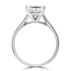 14k White Gold 2.00ct Princess Diamond Solitaire Engagement Ring