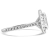 14k White Gold 1.29ct Pear Diamond Halo Engagement Ring