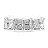 14k White Gold Radiant Lab Grown Diamond Band 3.50ctw