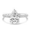 18k White Gold 1.80ct Lab Grown Pear Diamond Engagement Ring