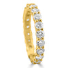 14k Yellow Gold Lab Grown Round Diamond Eternity Band 2.50ctw