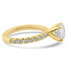 14k Yellow Gold 1.50ct Lab Grown Round Diamond Engagement Ring