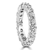 14k White Gold Round Lab Grown Diamond Eternity Band 3.50ctw