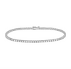 14k White Gold Classic Diamond Tennis Bracelet 1.00ctw