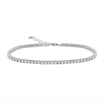 14k White Gold Classic Diamond Tennis Bracelet 1.80ctw