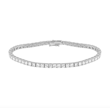 14k White Gold 5.00ctw Classic Diamond Tennis Bracelet